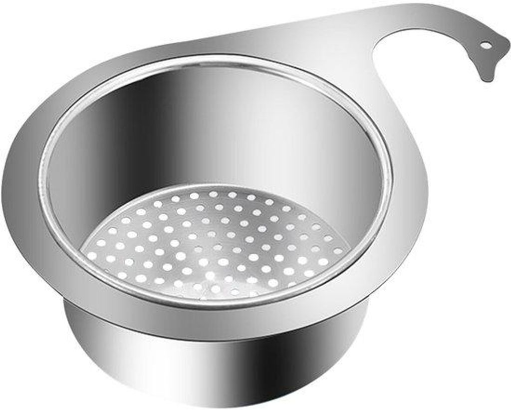 Silberne Hängefilter Küchenarmatur Gootsteinezug