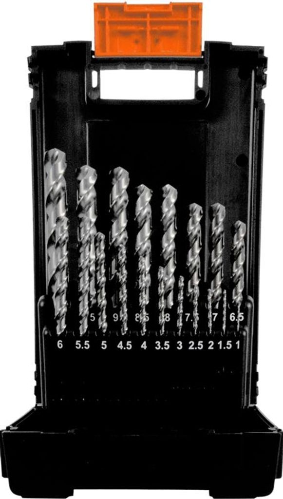 Projahn Kassette Kunststoff HSS-G Turbo 19-tlg.. 1 - 10 mm