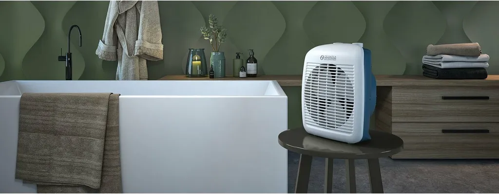 Termoventilatore Caldobagno Olimpia Splendid 99338 IP21 2000W Blu - 5