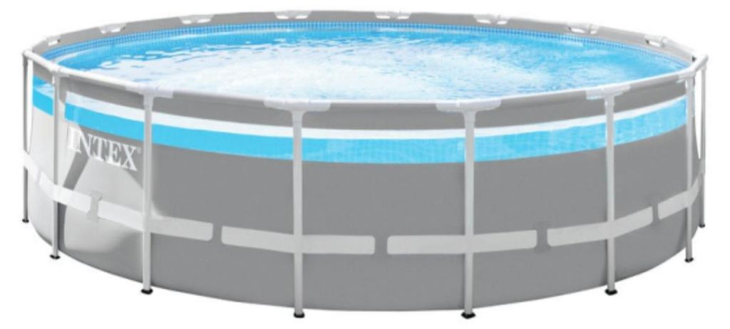 Intex Frame Swimming Pool Set Serie "Prism Clearview" Ø 488 Produktbild 