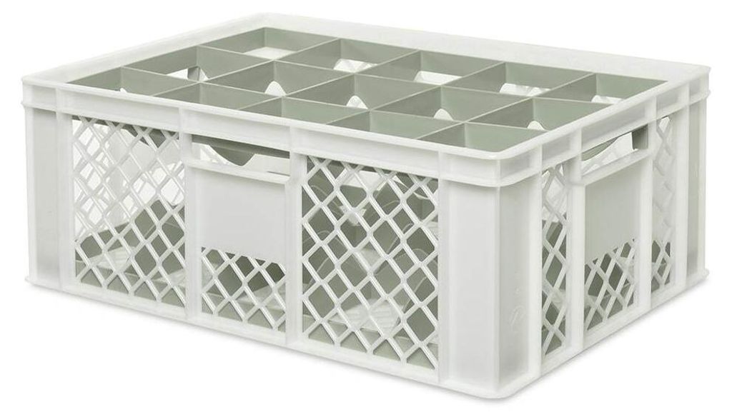 Gläserkiste 600x400 mm für 15 Gläser bis 205 mm Produktbild 