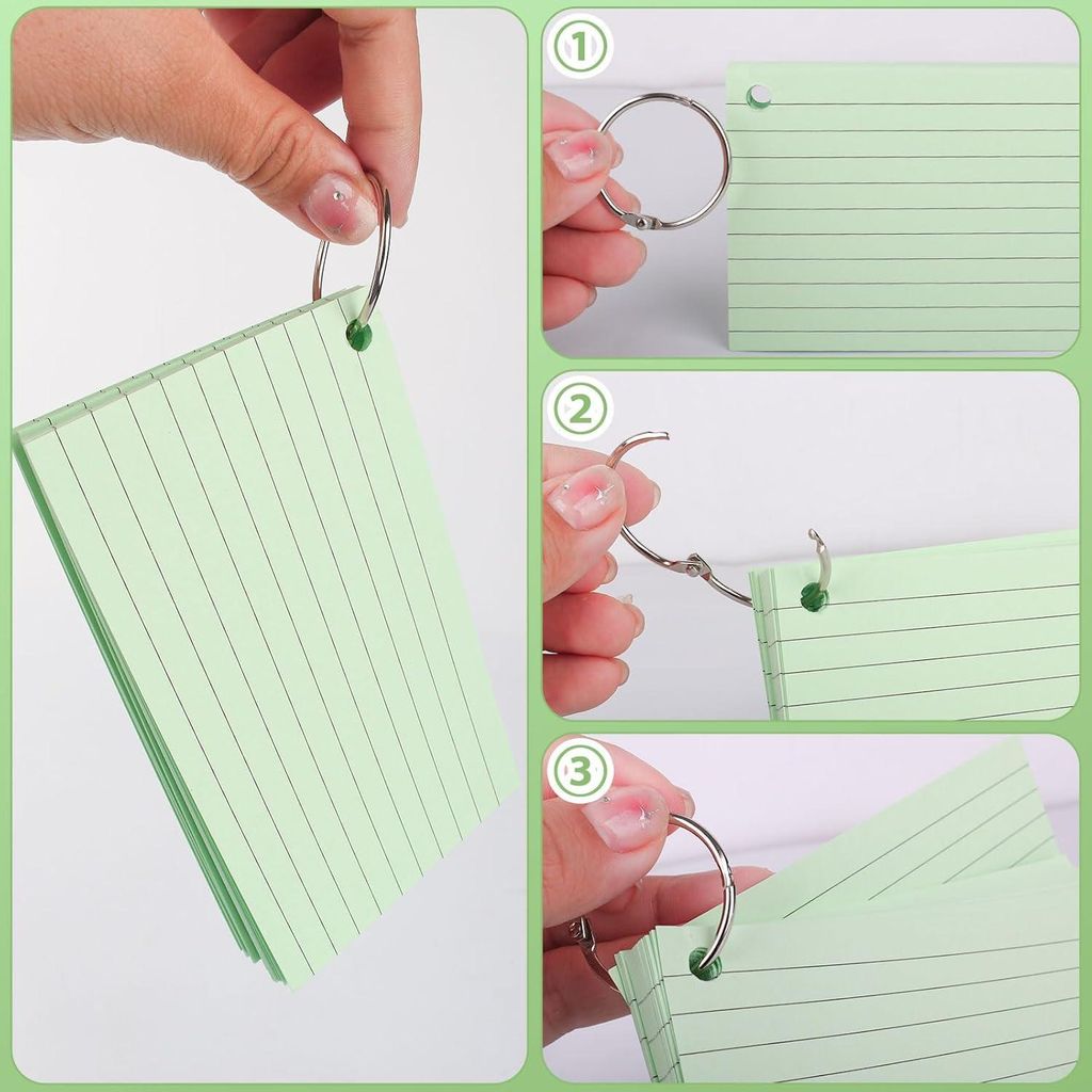Indexdozen zwart - praktisch voor notities - 263 stuks - 15 x 9,5 x 8,5 cm
