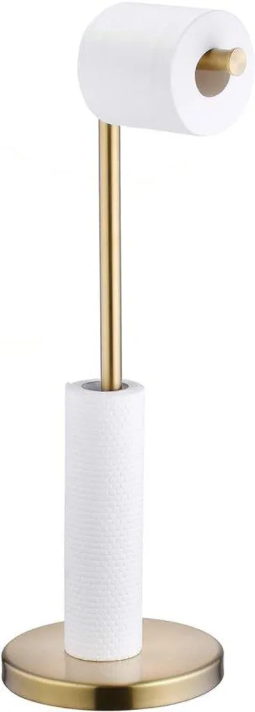Support sur pied pour pochettes de toilette idéal petite salle d'eau