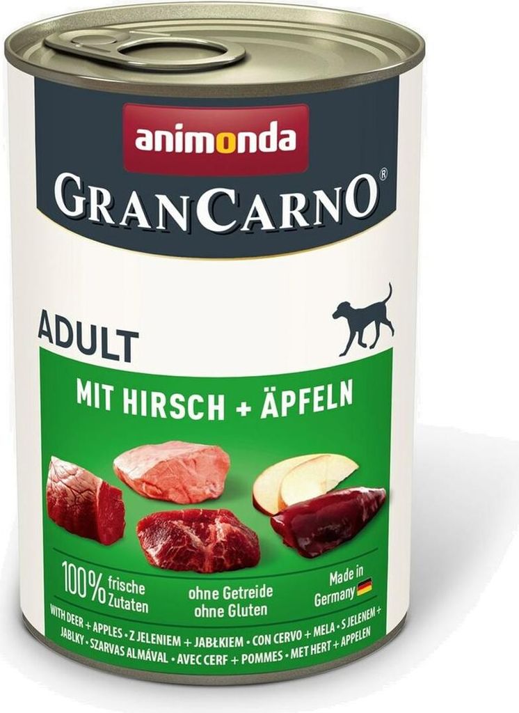 Animonda GranCarno Adult mit Hirsch & Äpfeln - 400g