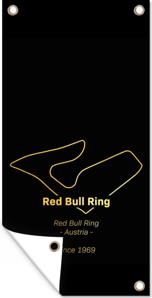 MuchoWow 40x80 cm Outdoor-Poster Gartendeko Sichtschutz Garten Poster für den Garten Red Bull Ring - Österreich - Rennstrecke
