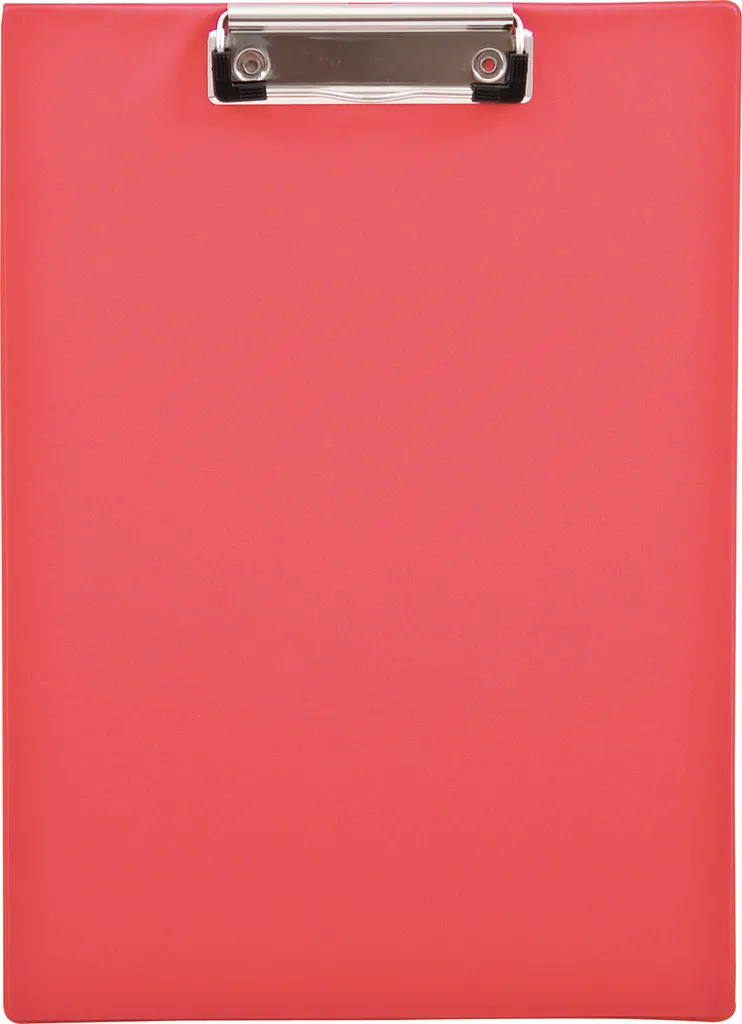 Cartellina con Clip Argento Appunti Rosso 23,6x32,1 cm - Minimal Design
