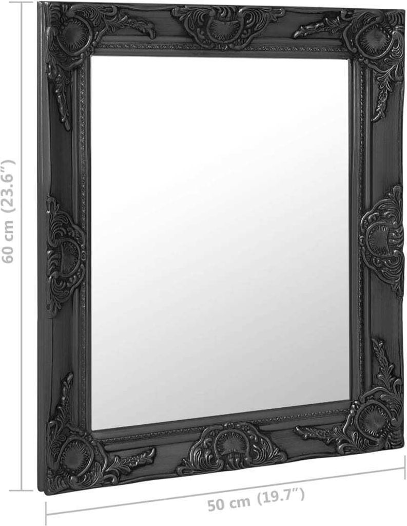 The Living Store Wandspiegel im Barock-Stil 50x60 cm Produktbild 6