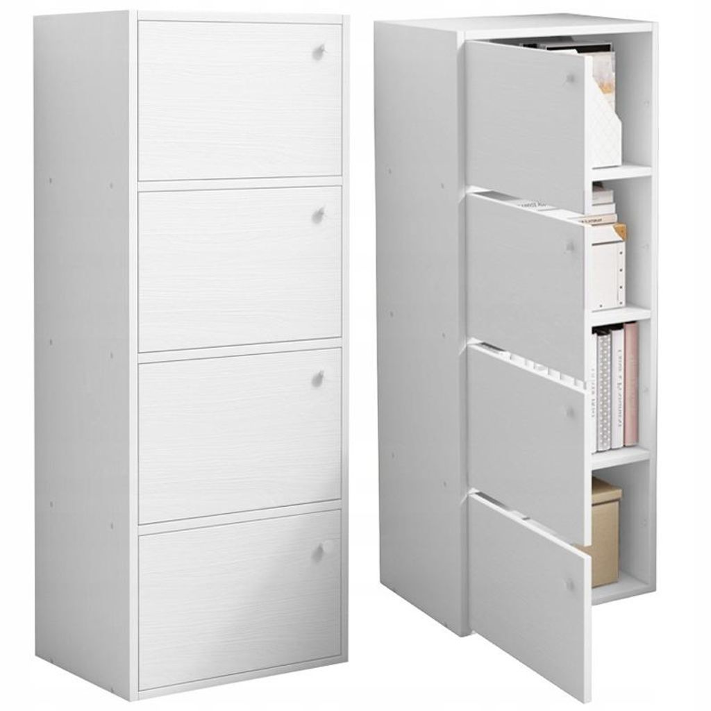 Geräumige Kommode in Weiß im skandinavischen Loft-Stil Produktbild 