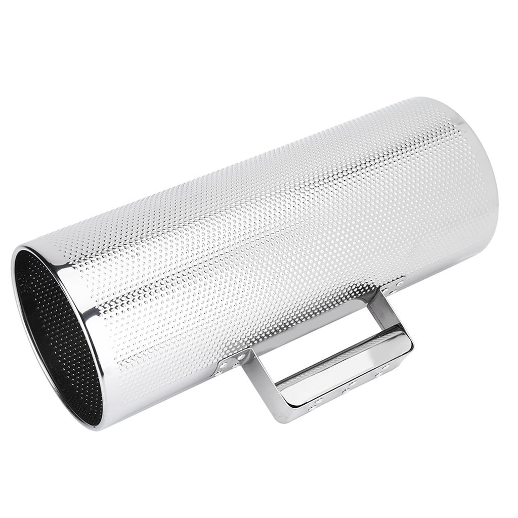 Professionelles 12,8" Guiro-Percussion-Instrument aus Edelstahl mit Schaber