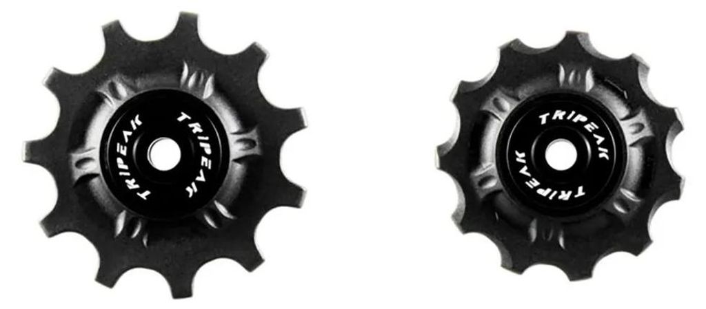 Tripeak Shimano Wheel Fahrrad-schaltröllchensatz Schwarz 12/14t Schwarz 12/14t