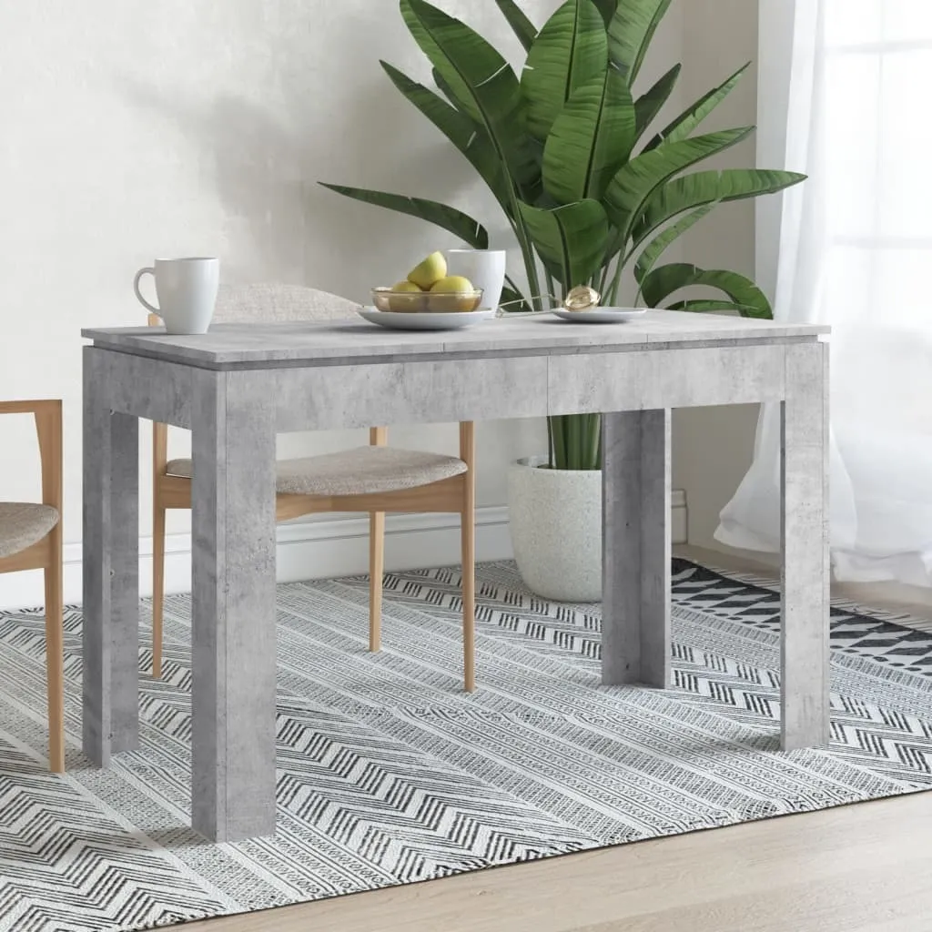 Tavolo da Pranzo Grigio Cemento 120x60 Maison Exclusive per Famiglia