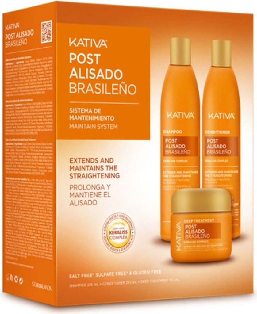 Post Set 3 zur Anwengung nach der Keratin-Haarglättung 600 ml