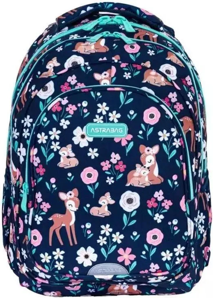 Petit sac à dos scolaire maternelle motif biche Astrabag Baby Deer AB300