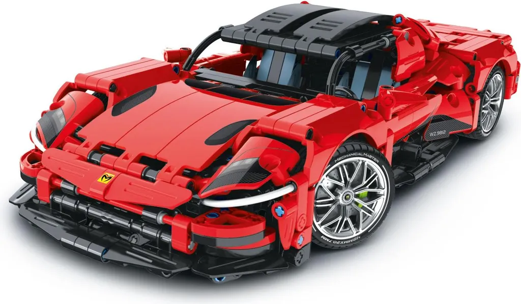 Voiture de Sport Rouge iM.Master 34,7 cm Kit de Briques Anti-Stress