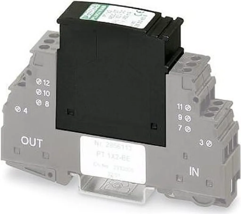 Protéger Boucles de Mesure 24V avec Phoenix Contact PT 1X2-24DC-ST