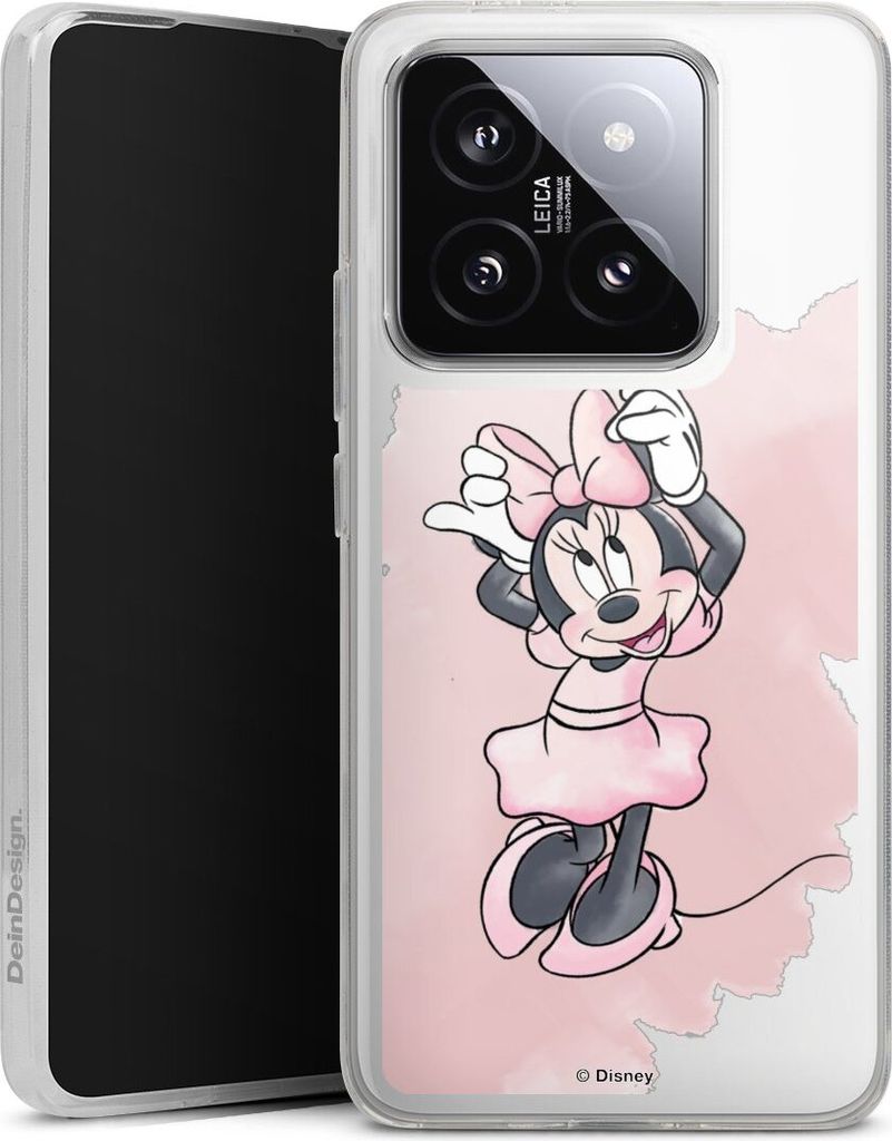 DeinDesign Handyhülle für Xiaomi 14T Pro Silikon Hülle Case Smartphone Schutzhülle Disney Mickey & Minnie Mouse Motiv ohne Hintergrund