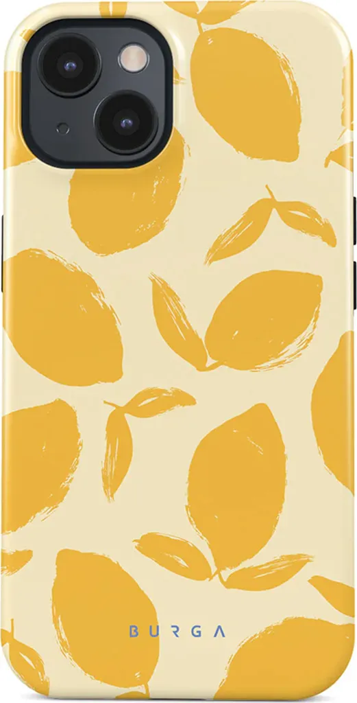 Cover iPhone 13 Burga Lemon Tart MagSafe - Giallo Shockproof Chic