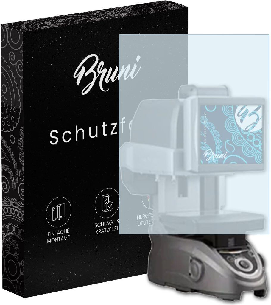 Bruni Basics-Clear 2x Schutzfolie kompatibel mit Keyence IM-6225 Folie