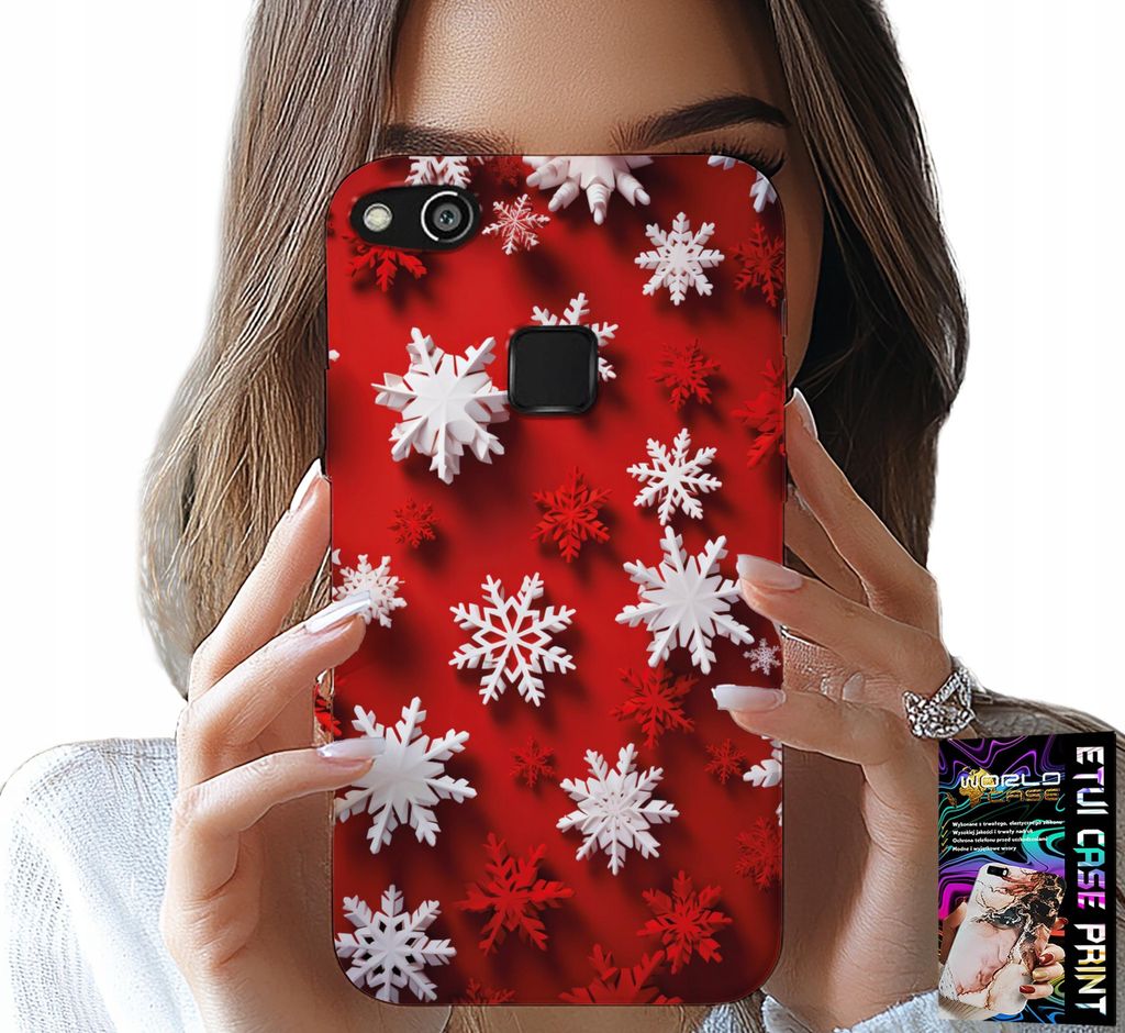 Hülle Für Huawei P9 Lite 2016 - Schneeflocken, Schnee, Sterne, Urlaub