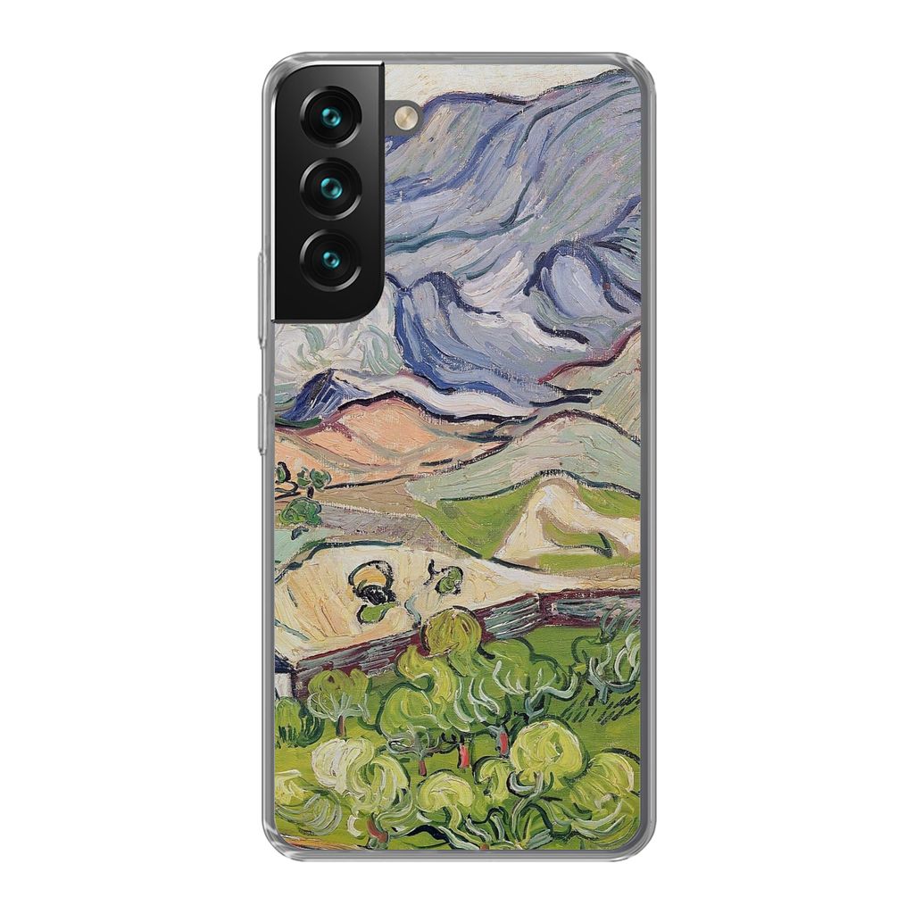 MuchoWow Handyhülle Schutzhülle Hülle für Samsung Galaxy S22 Plus Die Alpen - Vincent van Gogh Silikon Softcase Handy Hülle - Schutzabdeckung