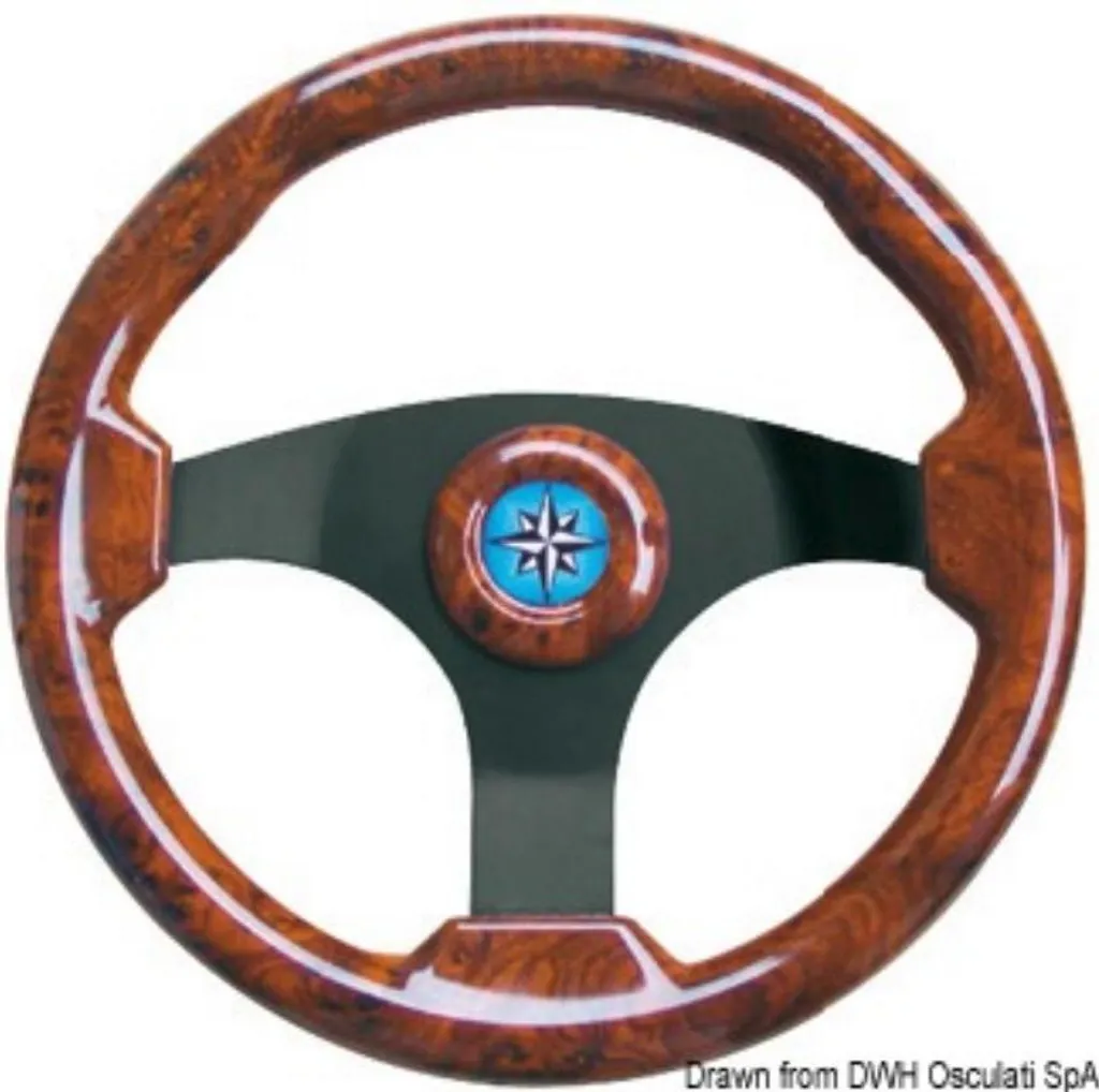 Volant de navigation 350 mm pour commande à distance de bateau