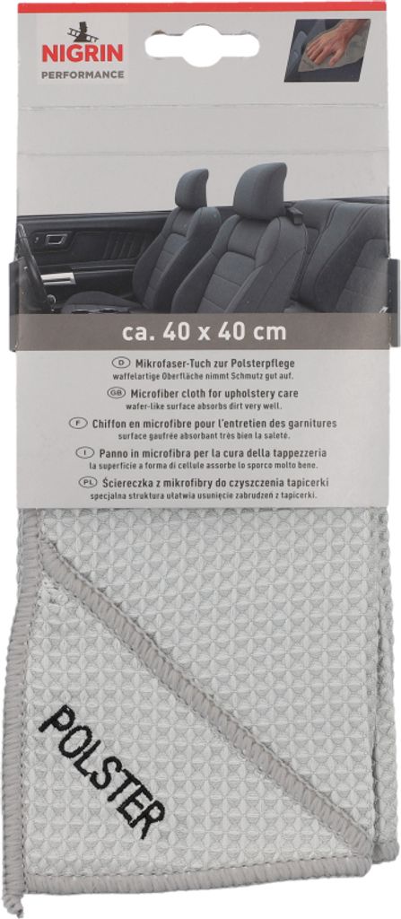 NIGRIN Performance Microfaser-Tuch Polster (40x40cm) Produktbild 