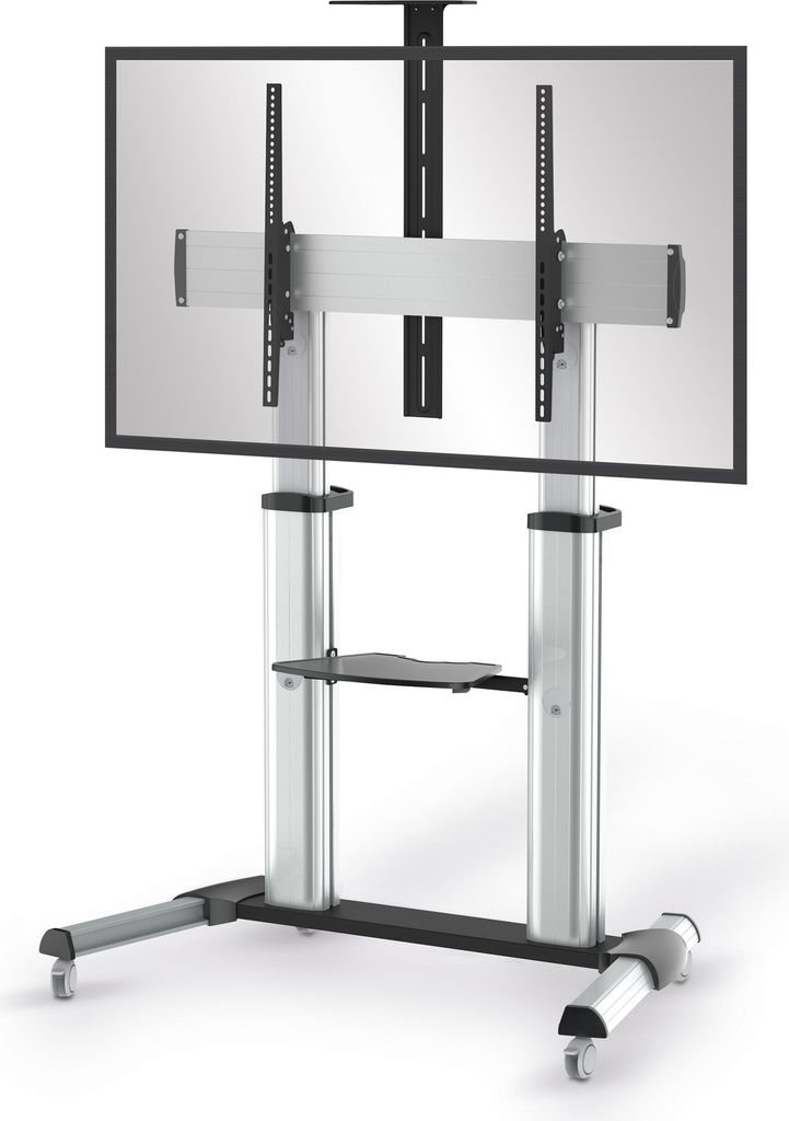 conecto LM-FS03G Professional TV-Ständer Standfuß für Flachbildschirm LCD LED Plasma höhenverstellbar 55-100 Zoll (152-254 cm, bis 100 kg Tragk...