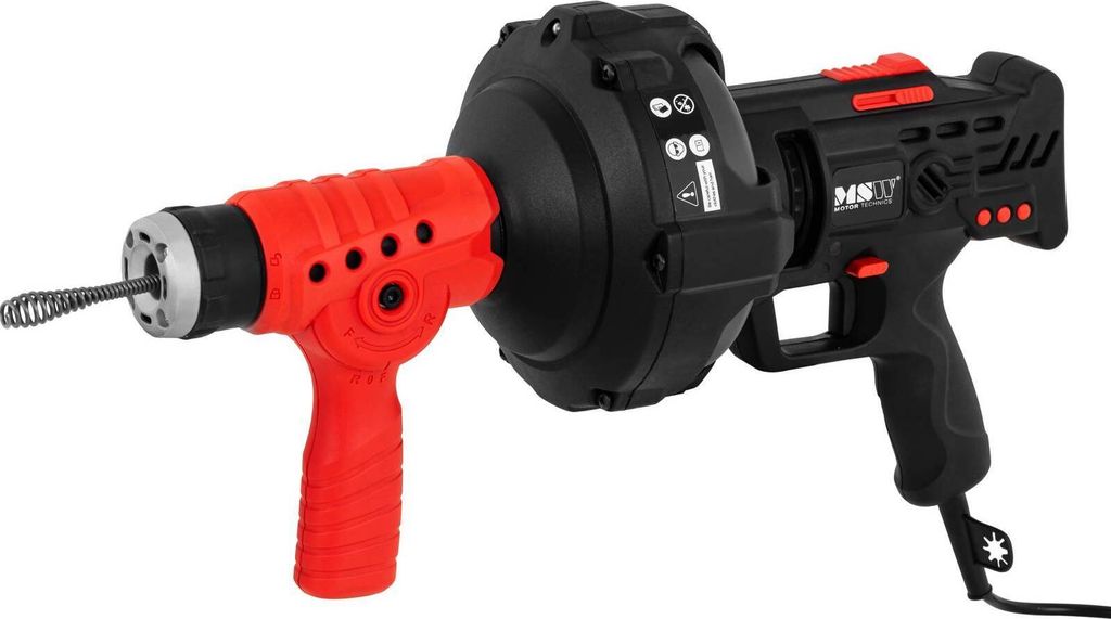 Špirála na čistenie rúr MSW elektrická - 240 W - 580 ot/min Obrázok produktu 
