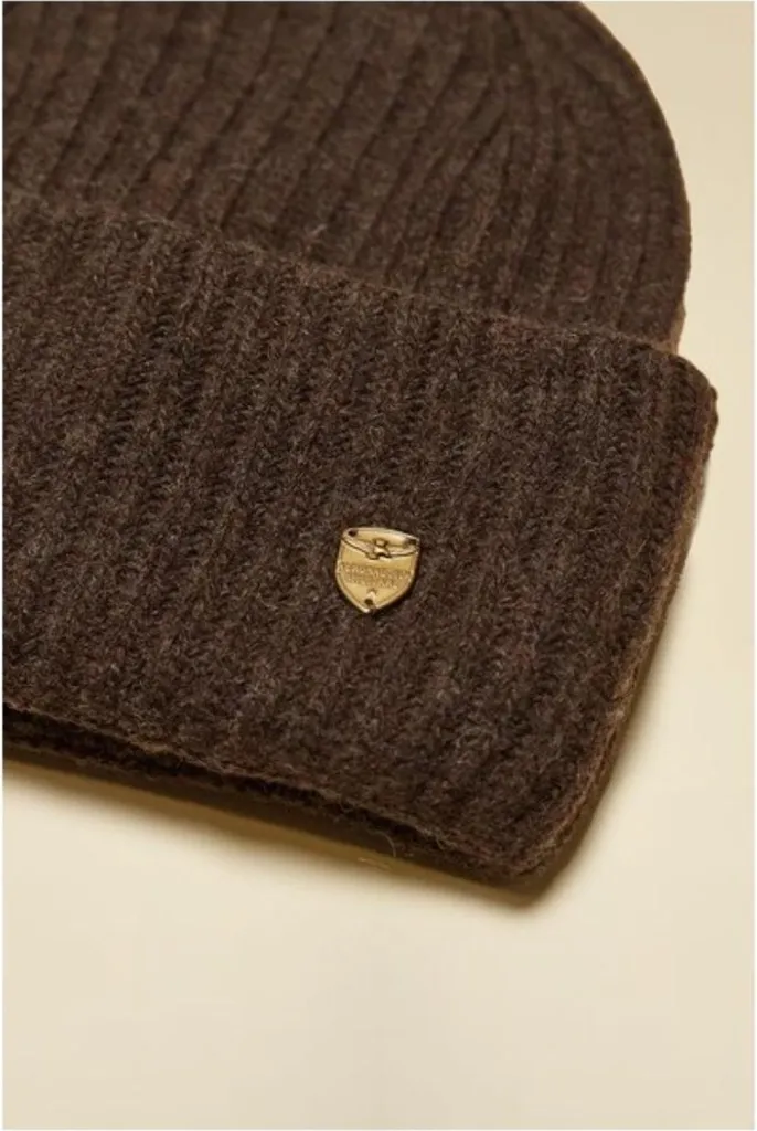 Bonnet en Maille Côte pour Homme Aeronautica Militare Bleu Obscur Chic - 3