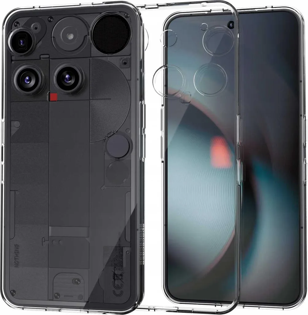 Coque Nothing Phone (3) Spacecase Clear Anti-Choc et Anti-Jaunissement