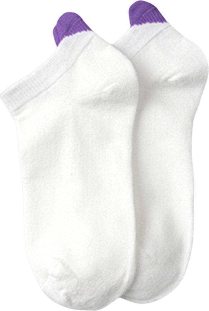 1 Paar rutschfeste, elastische Söckchen mit niedrigem Schaft, süße Herznähte, kurze Socken für Mädchen, Einheitsgröße, Lila