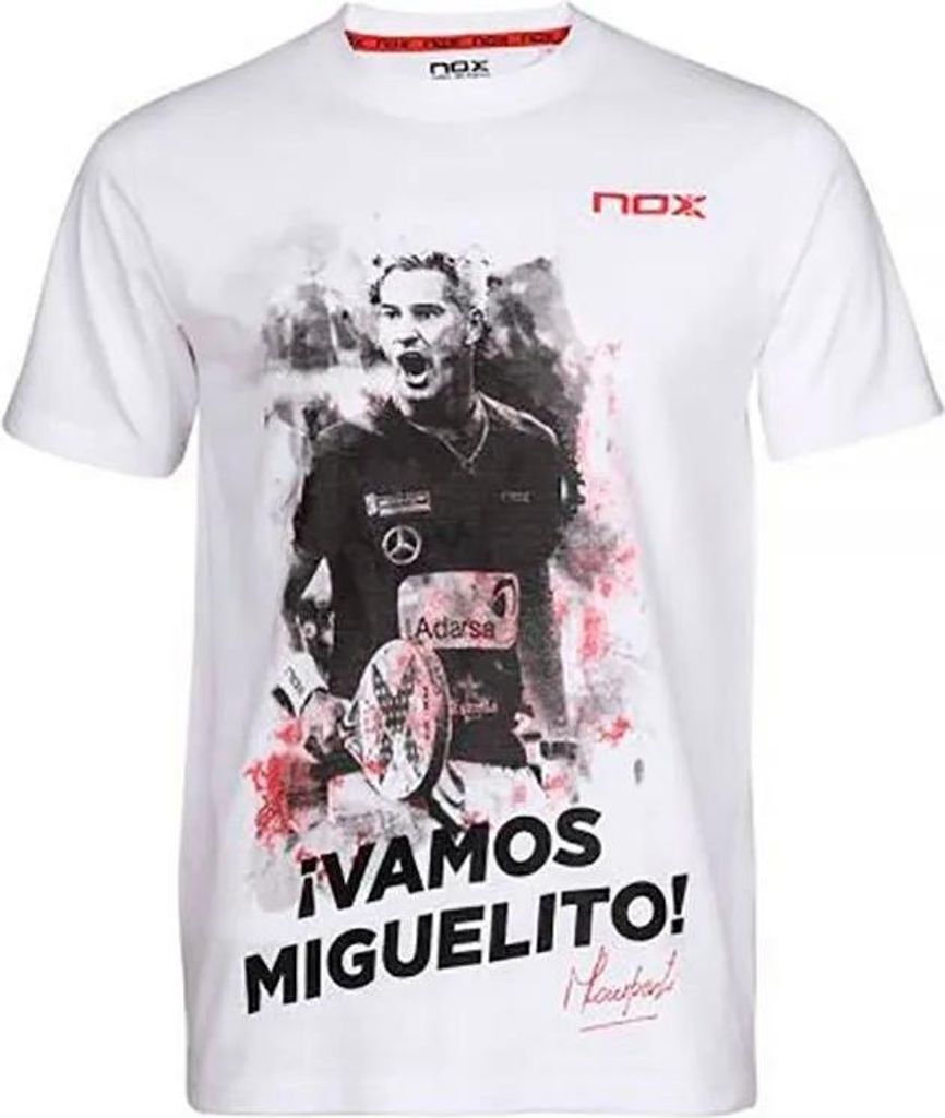 Nox Vamos Miguelito Kurzarm-t-shirt Weiß S Mann Weiß S