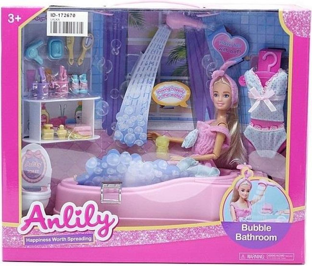 ADAR Puppe mit Badezimmer 541924 Adar Produktbild 