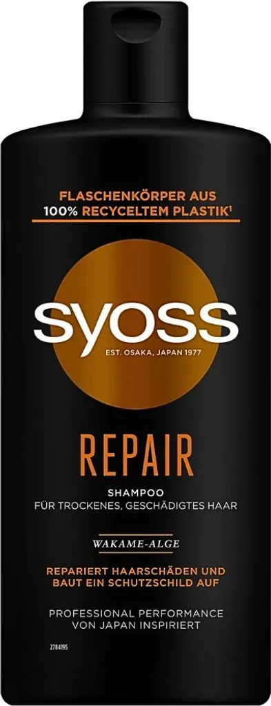 Shampooing Syoss Repair Recovery Pack Avantage de 6 Flacons de 440 ml - 2