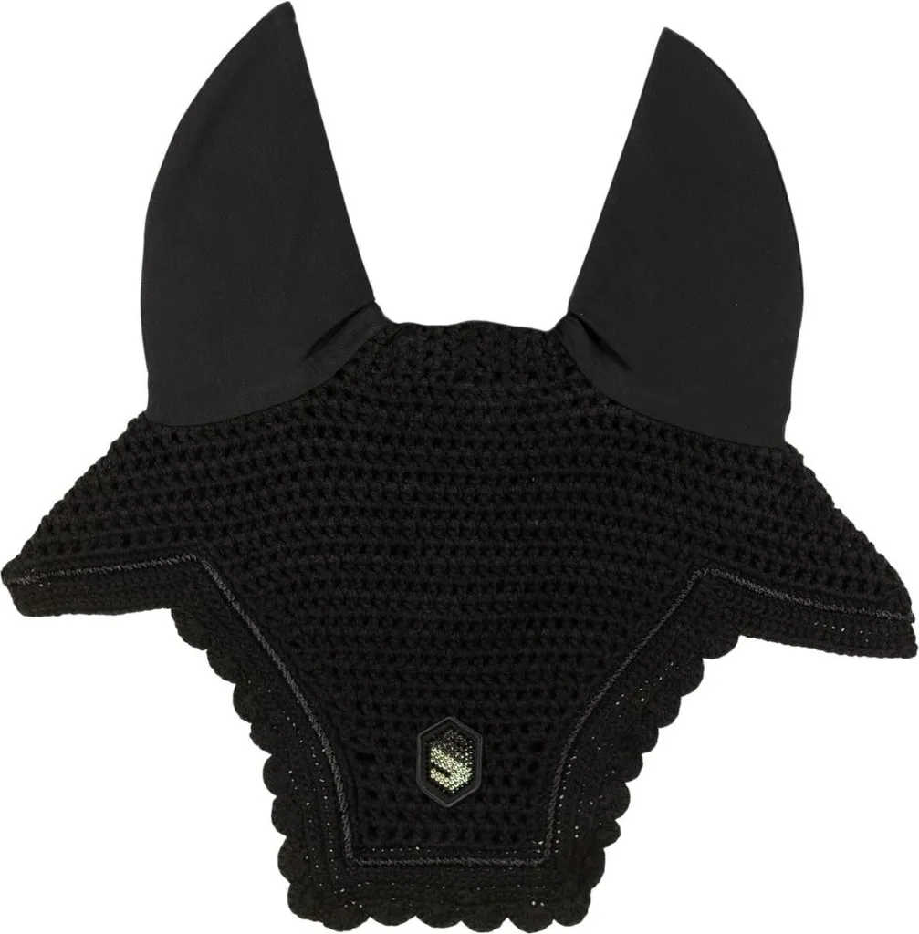 Bonnet de Concours Samshield Flyshield Swarovski Oreilles de Cheval - 2