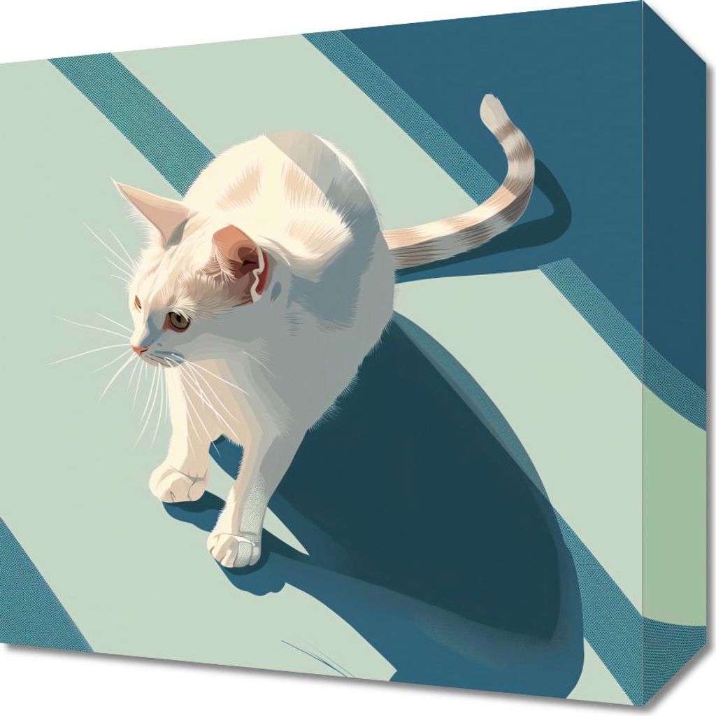 Bild 30x30cm Katzenpersona