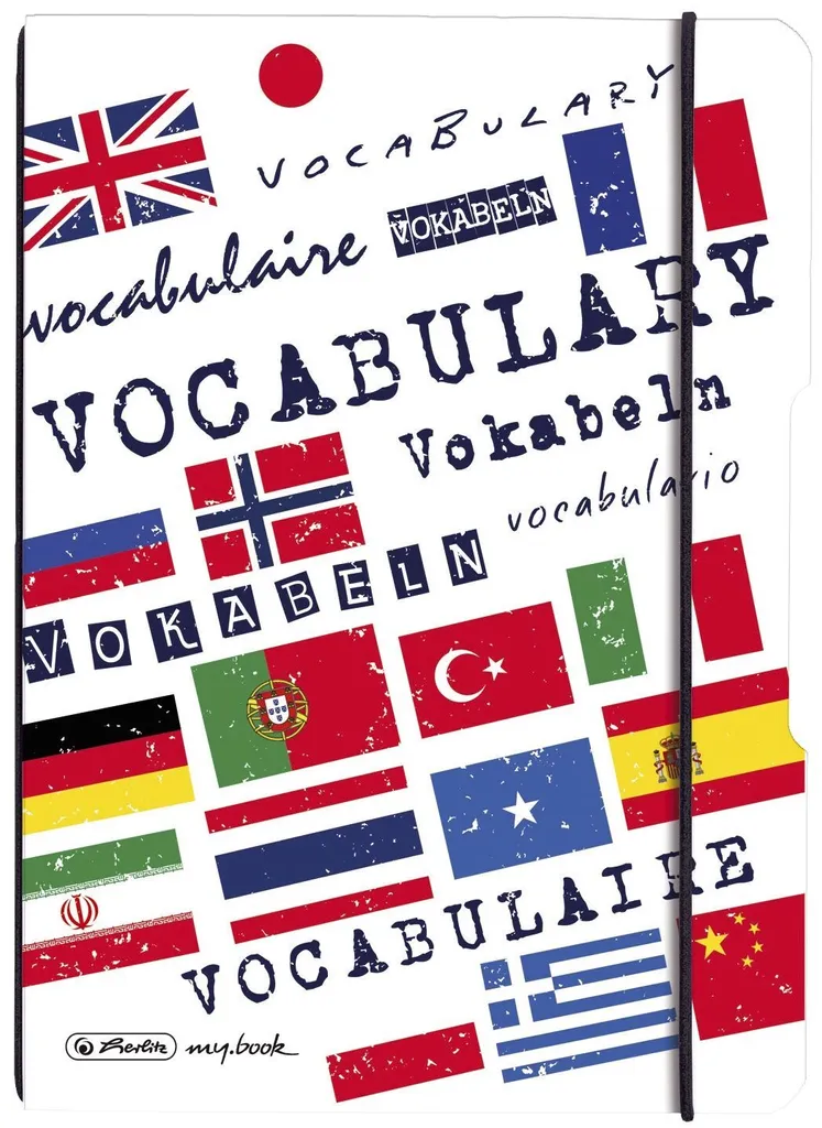 Herlitz 11415619 A5: Quaderno Vocabolario Essenziale Flex PP LIN 53
