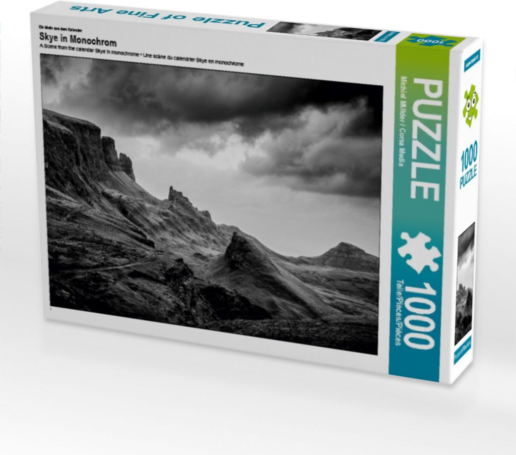 Calvendo Ein Motiv aus dem Kalender Skye in Monochrom 1000 Teile Puzzle quer 640x480mm, MUlder / Corsa Media Michiel; 7453568