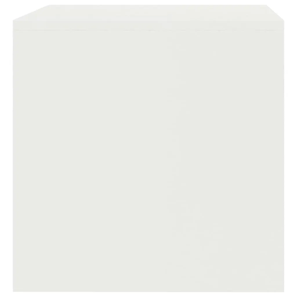 The Living Store Mobile TV bianco 80x40x40cm Materiale legno - 5