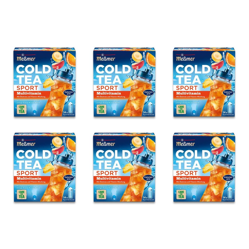 Meßmer Cold Tea Sport Multivitamin | Vorteilspack 6 x 14 Produktbild 