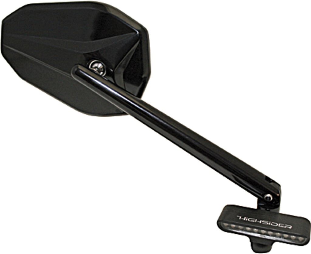 HIGHSIDER pro Stripe LED Blinker Gehäuse Schwarz / Linse Klar (Paar), Vorn