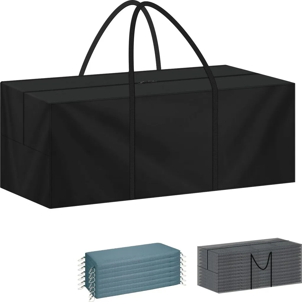 Housse de stockage imperméable pour sapin de Noël et coussins 125cm