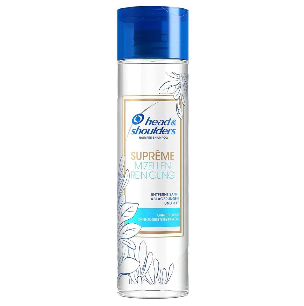 Head & Shoulders Suprême Mizellen Reinigung 250 ml, Shampoo, Haar, Dünnes Haar, Alle Farben ohne Silikone