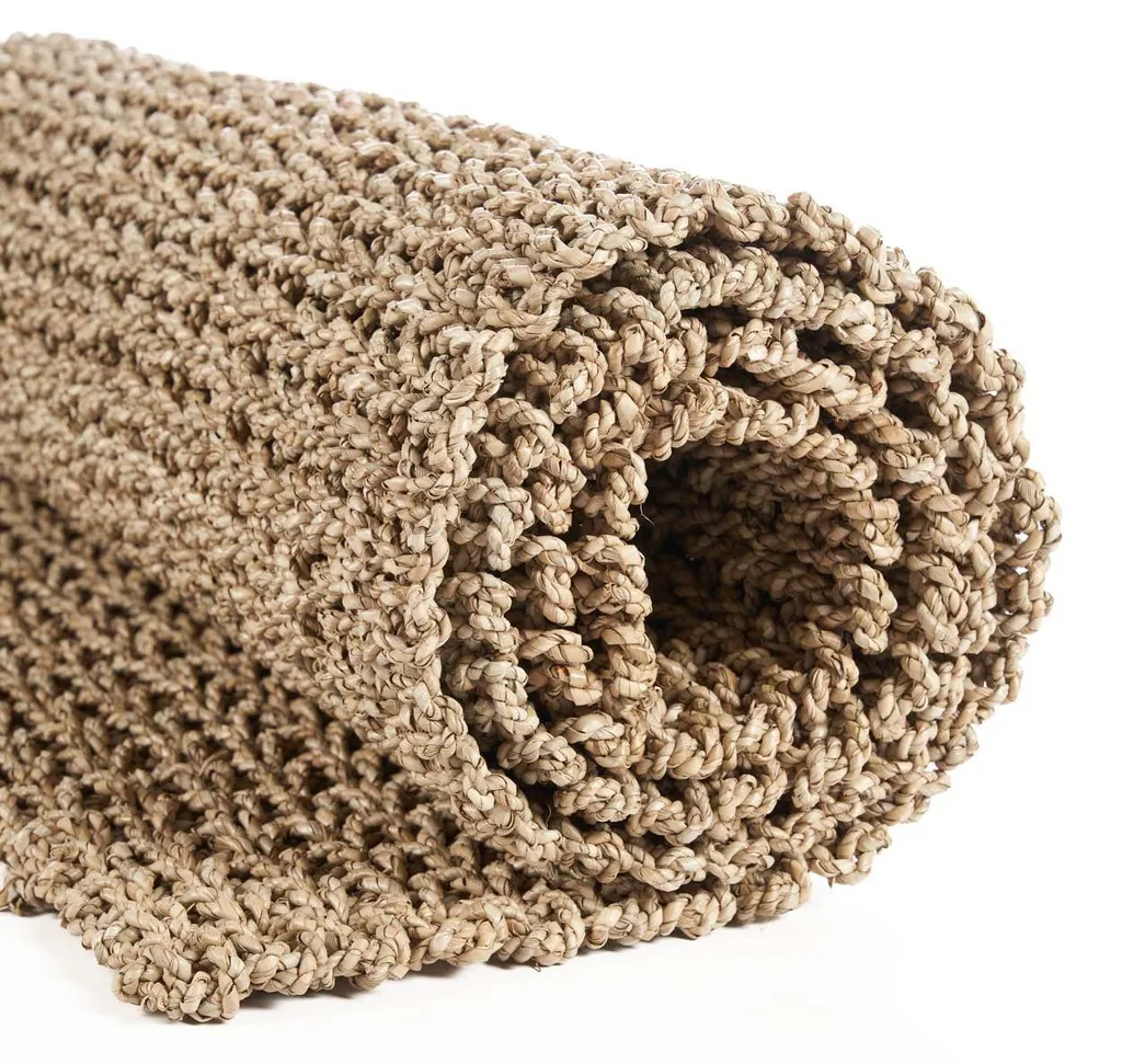 Chemin de table sisal 200x70 cm marron : décorer une table de fête