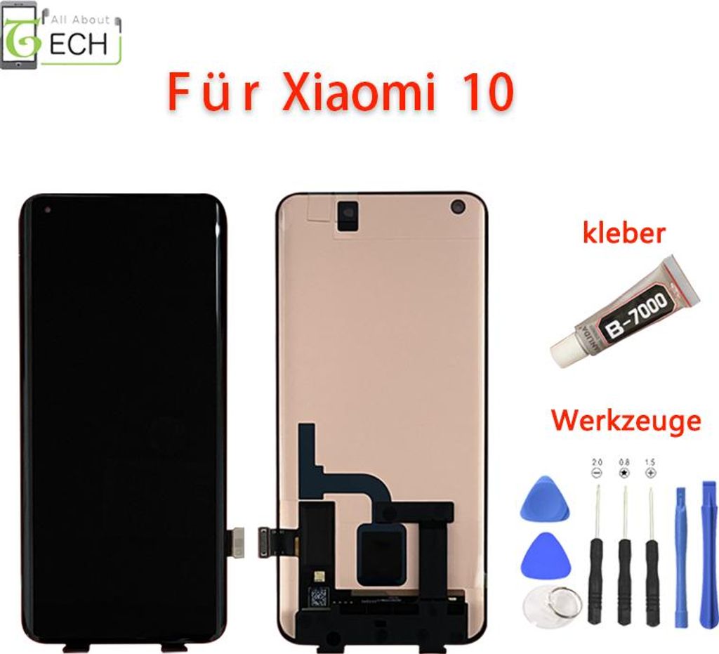 Für Xiaomi Mi 10C /10 C Version LCD (OLED) Display Bildschirm Touch Screen Kleber + Werkzeuge