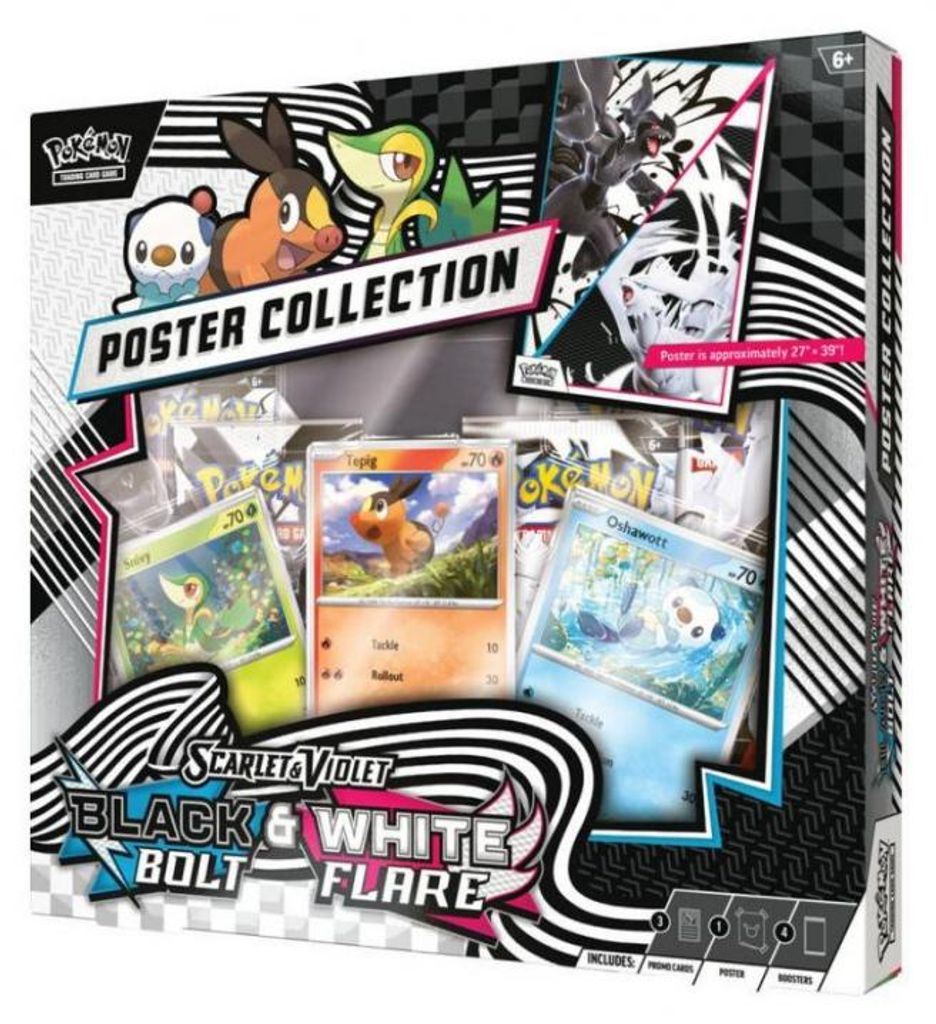 Pokemon Black Bolt & White Flare: Unova Poster Collection Produktbild 