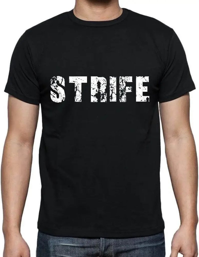 Herren Grafik T-Shirt Strife Öko-Verantwortlich Vintage Jahrgang Kurzarm Lustige Druck Geburtstag Geschenk Mann