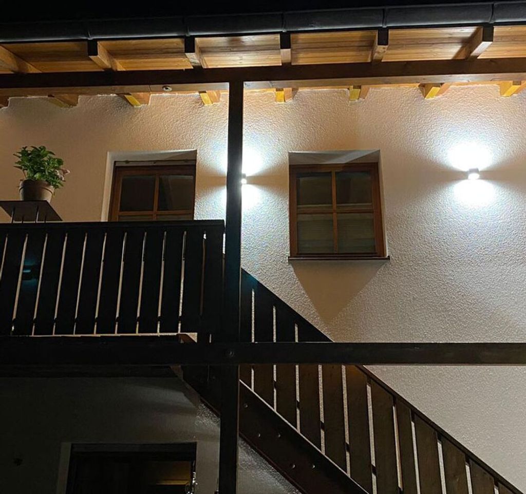 Lutec LED Außenwandleuchte Gemini anthrazit Up- & Downlight Produktbild 8