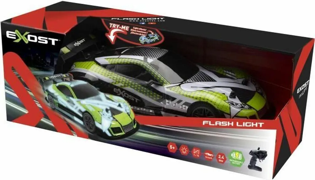 Voiture Télécommandée Exost Flash Light 1:14 - Pilotage sans Interférence