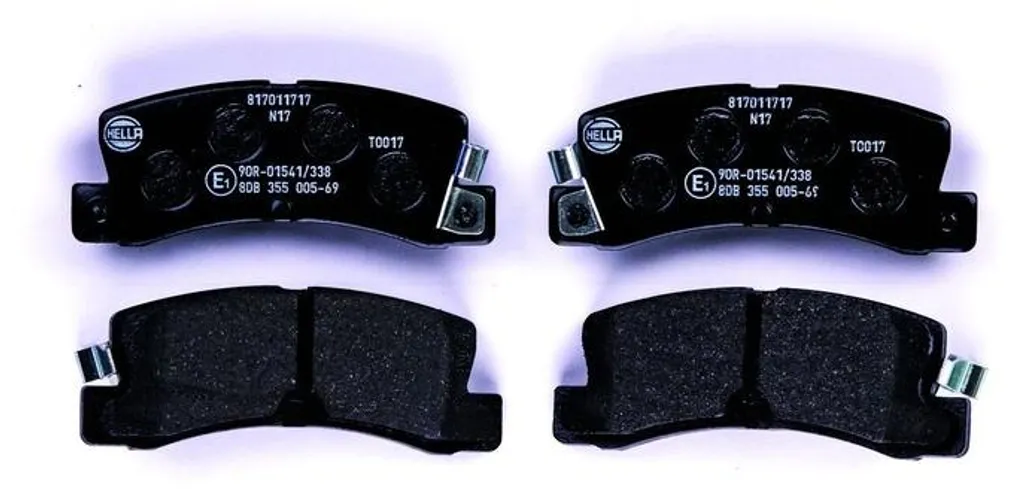 Plaquettes de frein HELLA avec témoins Toyota Corolla 15.5 mm - Sûr